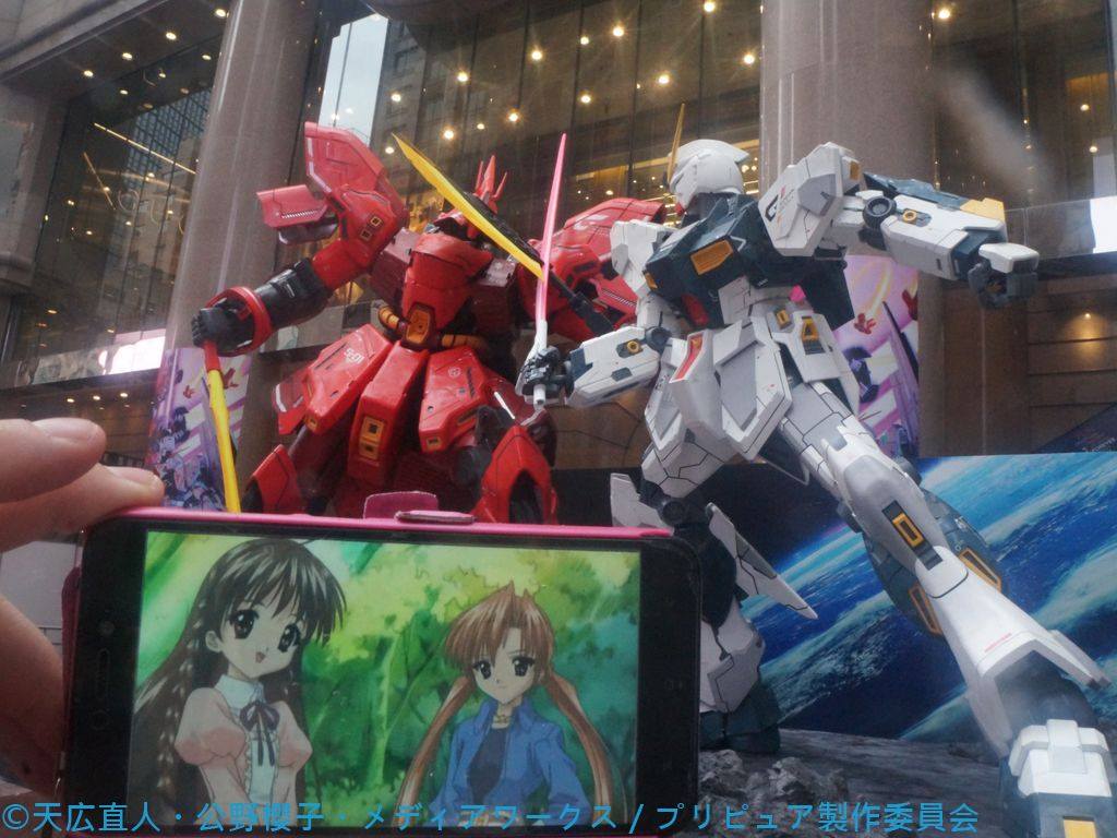 在時代廣場舉行的「Gundam Dock at Hong Kong III」（2018年）
